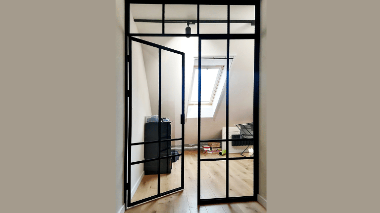 Dzwi loftowe produkowane przez GDEL