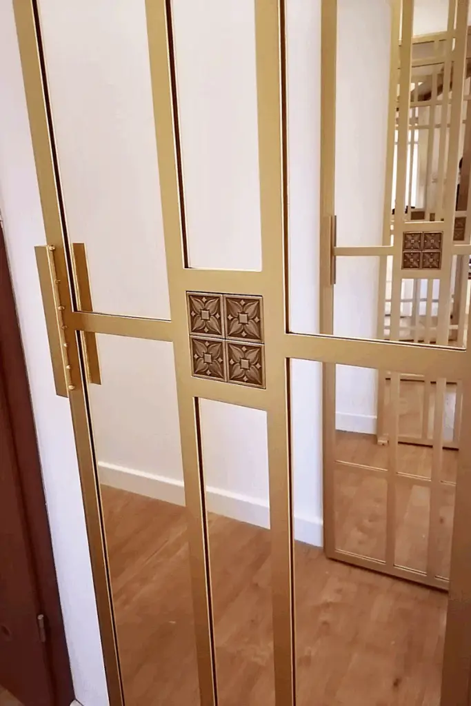 Drzwi loftowe z lustrem GDEL