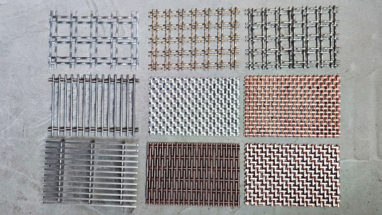 Siatka metalowa dekoracyjna