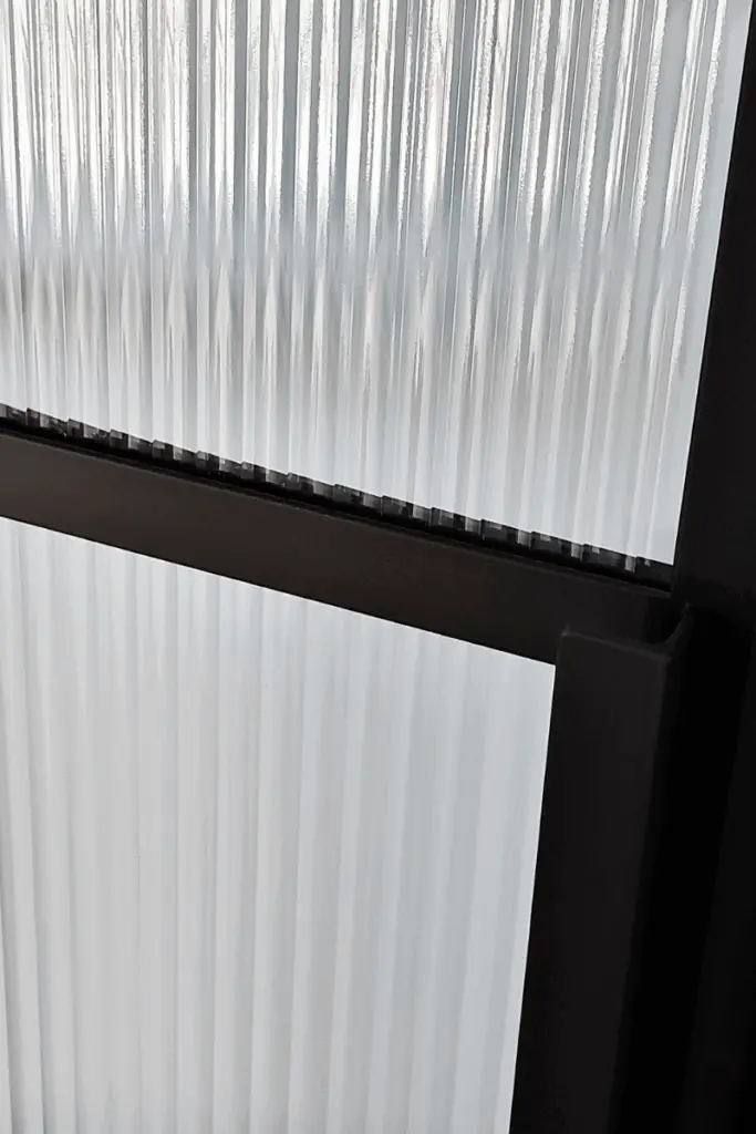 Szprosy w drzwiach loftowych - front GDEL